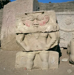 Relief du dieu domestique égyptien, Bes, vers 125 av. J.-C. - 60 apr. J.-C.